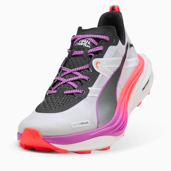 Deviate NITRO™ Elite Trail Men's Running Shoes, PUMA White-Glowing Red-Pure Magenta, extralarge