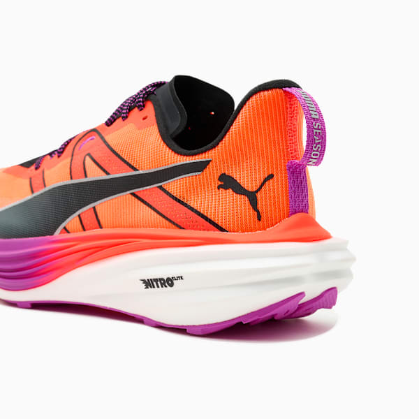 Deviate NITRO™ Elite Trail Running Shoes Men, Glowing Red-PUMA Black-Pure Magenta, extralarge-GBR