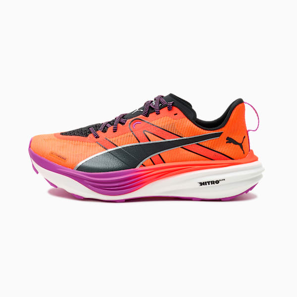 Deviate NITRO™ Elite Trail Running Shoes Men, Glowing Red-PUMA Black-Pure Magenta, extralarge-GBR