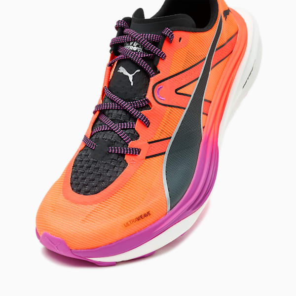 SEASONS Deviate NITRO™ Elite Trail Men's Running Shoes, Glowing Red-PUMA Black-Pure Magenta, extralarge