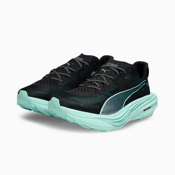 SEASONS Deviate NITRO™ Elite Trail Men's Running Shoes, Green Terrain-Mint Melt, extralarge