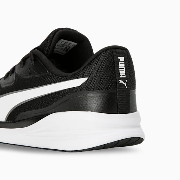 Night Runner V3 Unisex Running Shoes, PUMA Black-PUMA White, extralarge-IND