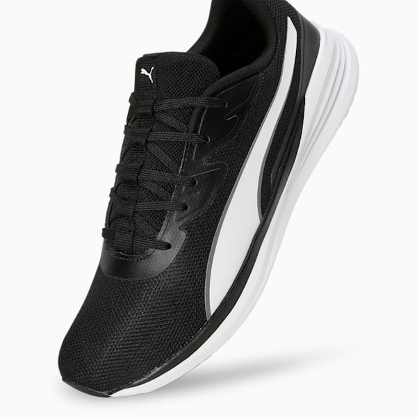 Night Runner V3 Unisex Running Shoes, PUMA Black-PUMA White, extralarge-IND