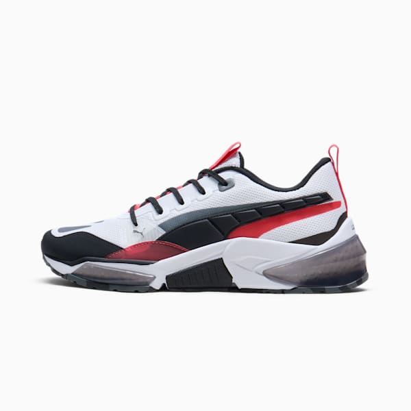 LQDCELL Optic Evo Men's Sneakers, PUMA White-PUMA Black-Active Red, extralarge