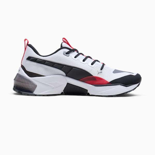 LQDCELL Optic Evo Men's Sneakers, PUMA White-PUMA Black-Active Red, extralarge