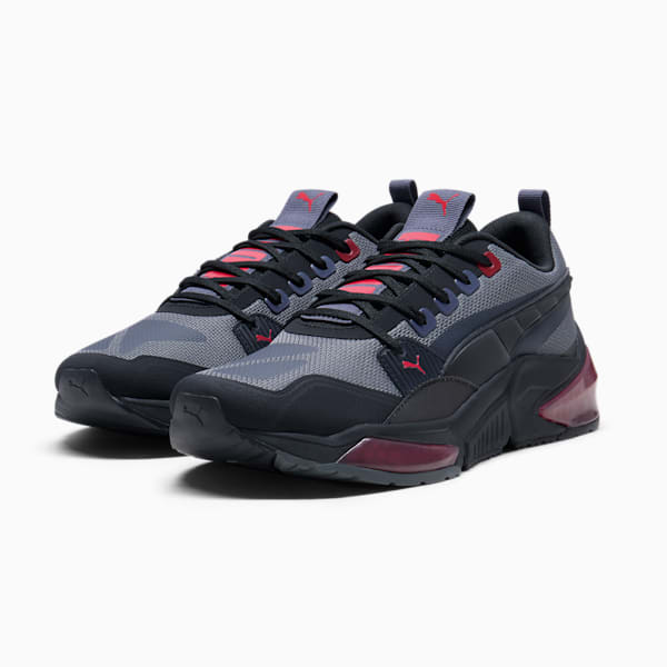 LQDCELL Optic Evo Men's Sneakers, Cool Dark Gray-PUMA Black-For All Time Red, extralarge
