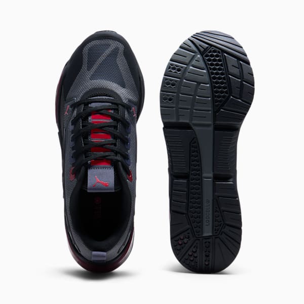 LQDCELL Optic Evo Men's Sneakers, Cool Dark Gray-PUMA Black-For All Time Red, extralarge