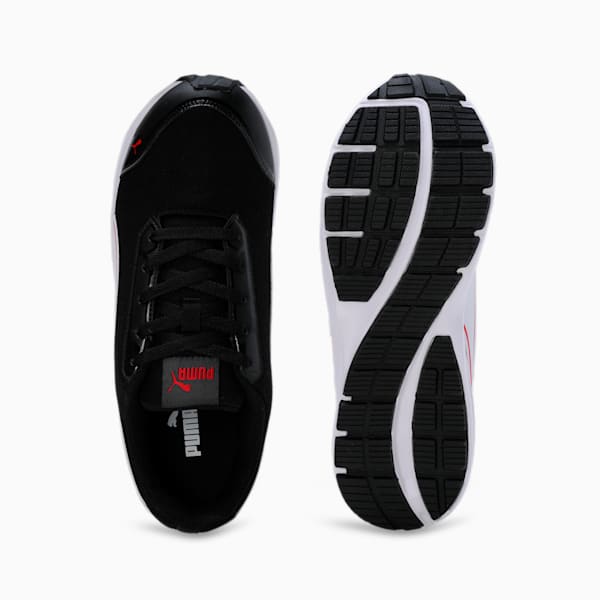 Kuiper Men's Running Shoes, PUMA Black-PUMA White-High Risk Red, extralarge-IND