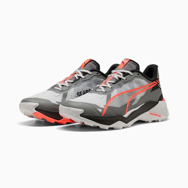Tenis de senderismo Hombre Explore NITRO™ 2, Cast Iron-Glowing Red-Feather Gray, extralarge