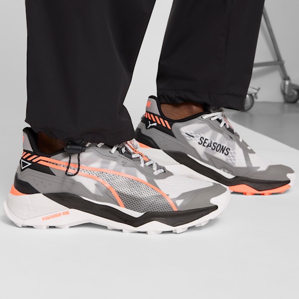 Tenis de senderismo Hombre Explore NITRO™ 2, Cast Iron-Glowing Red-Feather Gray, extralarge