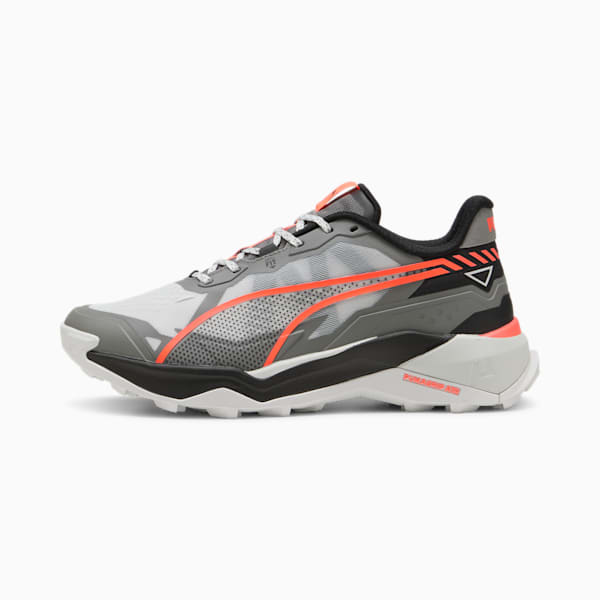 Tenis de senderismo Hombre Explore NITRO™ 2, Cast Iron-Glowing Red-Feather Gray, extralarge