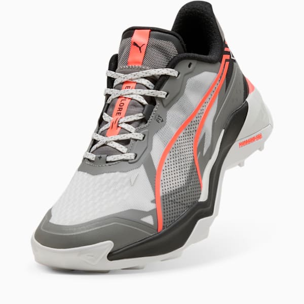 Tenis de senderismo Hombre Explore NITRO™ 2, Cast Iron-Glowing Red-Feather Gray, extralarge