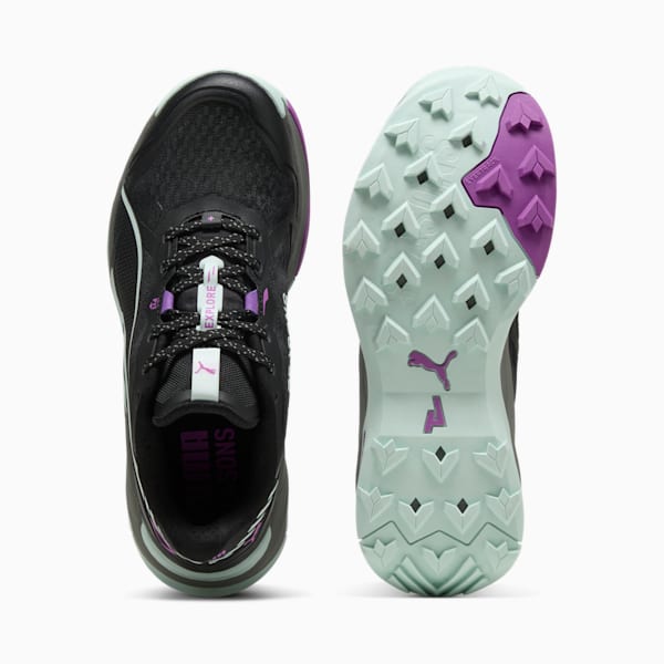 Tenis de senderismo Mujer Explore NITRO™ 2, PUMA Black-Peaceful Blue-Pure Magenta, extralarge