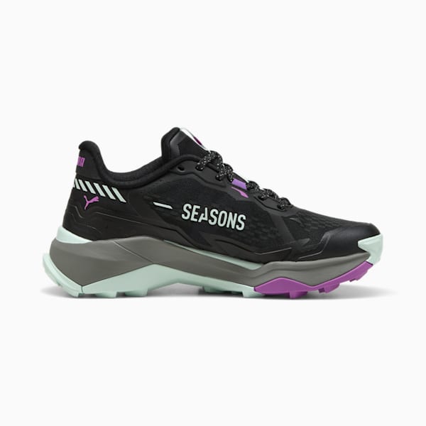 Tenis de senderismo Mujer Explore NITRO™ 2, PUMA Black-Peaceful Blue-Pure Magenta, extralarge
