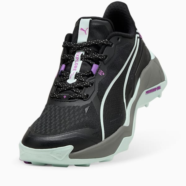 Tenis de senderismo Mujer Explore NITRO™ 2, PUMA Black-Peaceful Blue-Pure Magenta, extralarge