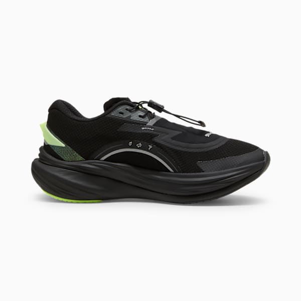 Tenis running Deviate NITRO™ 3 WTR+ para mujer, Galactic Gray-PUMA Black-Fizzy Apple, extralarge