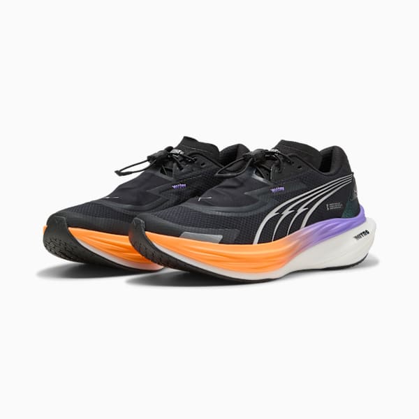 Deviate NITRO™ 3 WTR+ Running Shoes Women, PUMA Black-Dark Amethyst, extralarge-GBR