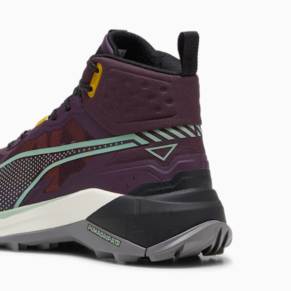 SEASONS Explore NITRO™ 2 Women's Mid Hiking Shoes, Midnight Plum-Green Fog-PUMA Black, extralarge