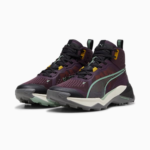 Chaussures de randonnée SEASONS Explore NITRO™ 2 Femme, Midnight Plum-Green Fog-PUMA Black, extralarge