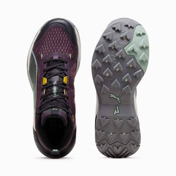 Chaussures de randonnée SEASONS Explore NITRO™ 2 Femme, Midnight Plum-Green Fog-PUMA Black, extralarge
