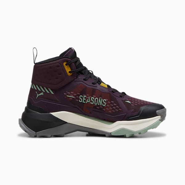 SEASONS Explore NITRO™ 2 Women's Mid Hiking Shoes, Midnight Plum-Green Fog-PUMA Black, extralarge