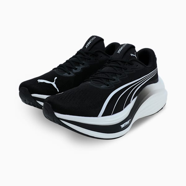 MagMax NITRO™ Men's Running Shoes, PUMA Black-PUMA White-Cool Dark Gray, extralarge-IND