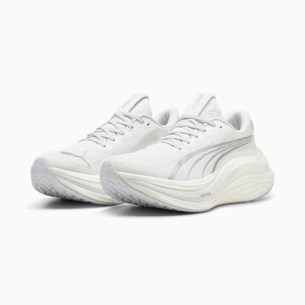 MagMax NITRO™ Men's Running Shoes, PUMA White-PUMA Silver, extralarge