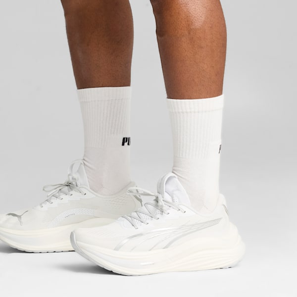 Tenis de correr MagMax NITRO para hombre, PUMA White-PUMA Silver, extralarge