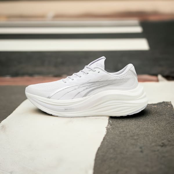 MagMax NITRO™ Men's Running Shoes, PUMA White-PUMA Silver, extralarge