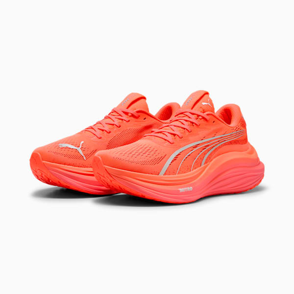 MagMax NITRO™ Men's Running Shoes, Glowing Red-Peach Frost, extralarge