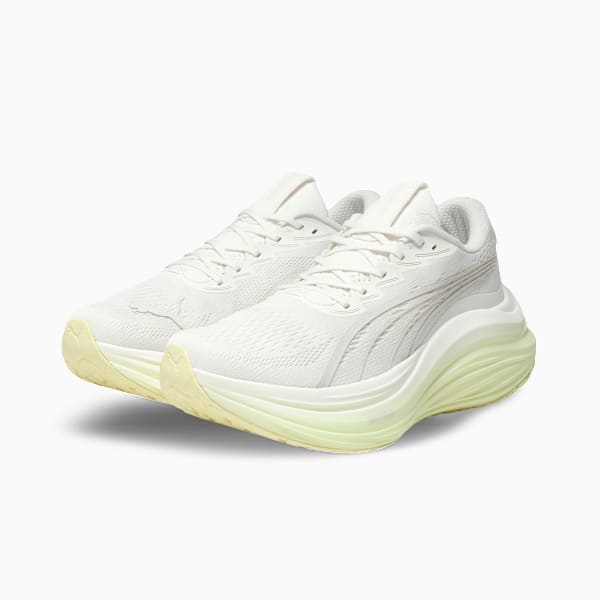 MagMax NITRO™ Men's Maximum Cushioning Running Shoes, Warm White-Gold Moon, extralarge-IND