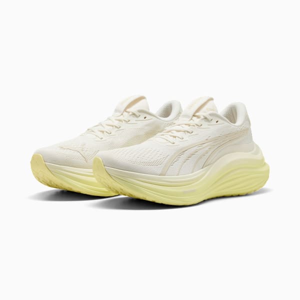Tenis de correr MagMax NITRO para hombre, Warm White-Gold Moon, extralarge