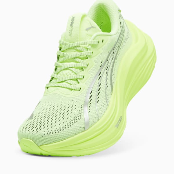 MagMax NITRO™ Women's Running Shoes, Fizzy Apple-PUMA Silver, extralarge