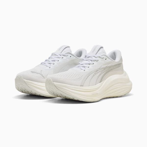 MagMax NITRO™ Women's Running Shoes, PUMA White-PUMA Silver, extralarge