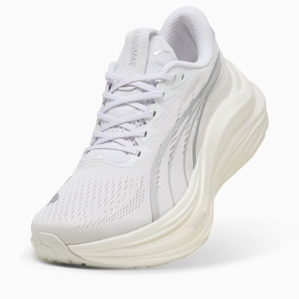 Chaussures de course à pied MagMax NITRO™ Homme, PUMA White-PUMA Silver, extralarge