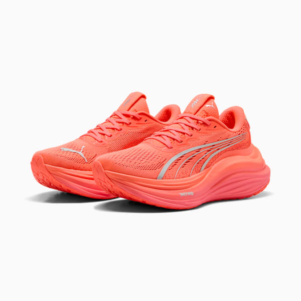 MagMax NITRO™ Running Shoes Women, Glowing Red-PUMA Silver, extralarge-GBR