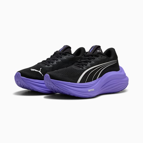MagMax NITRO™ Running Shoes Women, PUMA Black-Dark Amethyst, extralarge-GBR