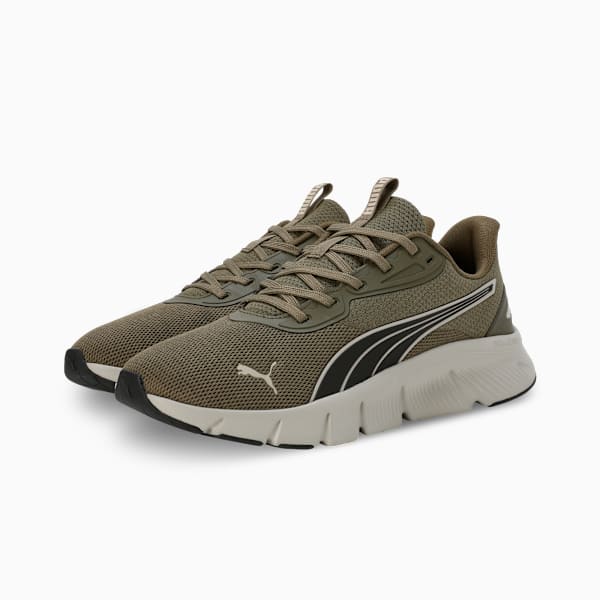 FlexFocus Lite ModernRunning Shoes, PUMA Olive-Desert Dust, extralarge-IND