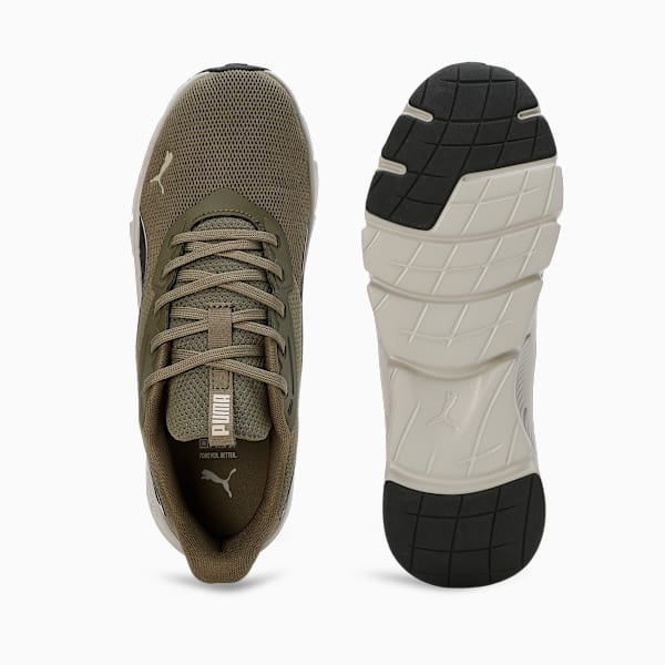 FlexFocus Lite ModernRunning Shoes, PUMA Olive-Desert Dust, extralarge-IND