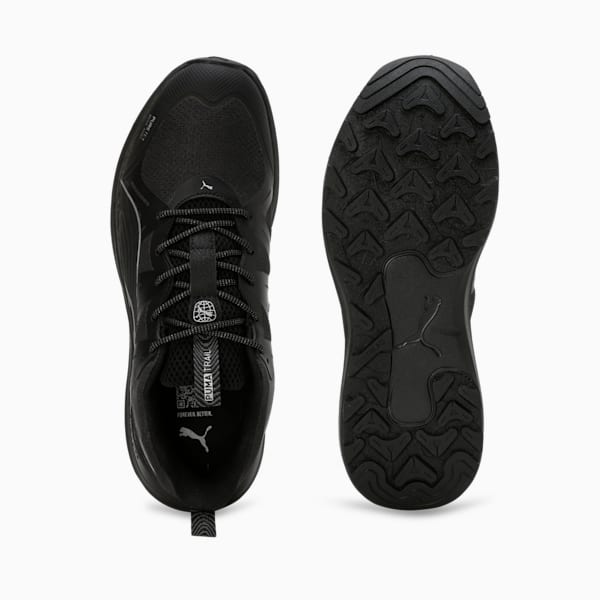 Reflect Lite Trail PTX Running Shoes, PUMA Black-PUMA Silver-Cool Dark Gray, extralarge-IND