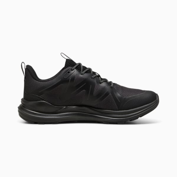 Zapatos para correr unisex Reflect Lite Trail PTX, PUMA Black-PUMA Silver-Cool Dark Gray, extralarge