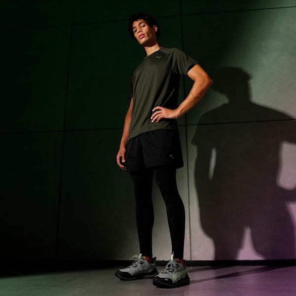 Reflect Lite Trail PTX Running Shoes, Smokey Gray-PUMA Black-Fizzy Apple, extralarge-IND