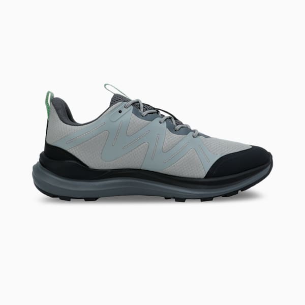 Reflect Lite Trail PTX Running Shoes, Smokey Gray-PUMA Black-Fizzy Apple, extralarge-IND