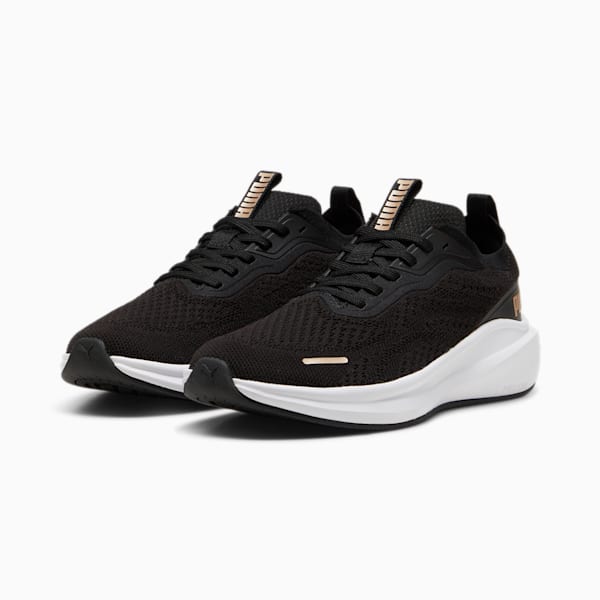 ユニセックス スカイロケット ライト エンジニアード ランニングシューズ, PUMA Black-PUMA Gold, extralarge-JPN