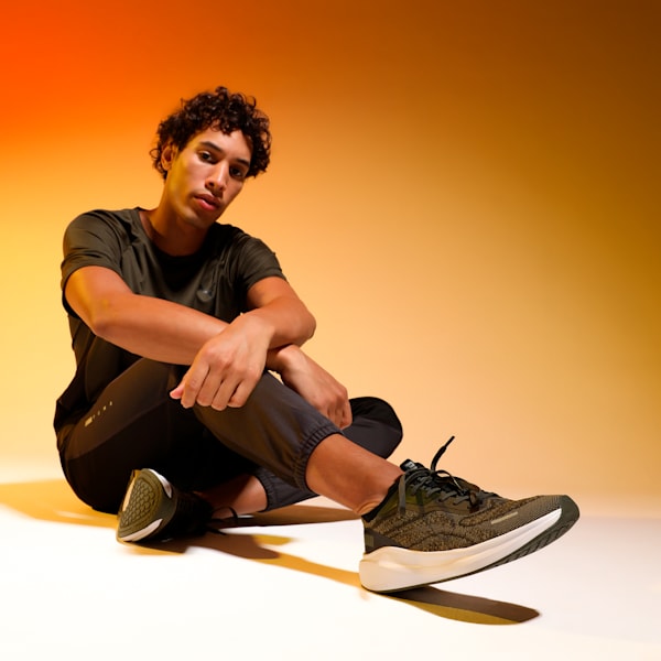 Skyrocket Lite Engineered Running Shoes, Dark Olive-PUMA Black, extralarge-IND