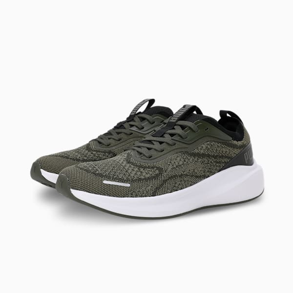 Skyrocket Lite Engineered Running Shoes, Dark Olive-PUMA Black, extralarge-IND