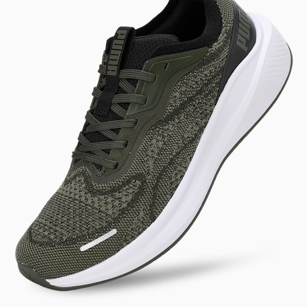 Skyrocket Lite Engineered Running Shoes, Dark Olive-PUMA Black, extralarge-IND