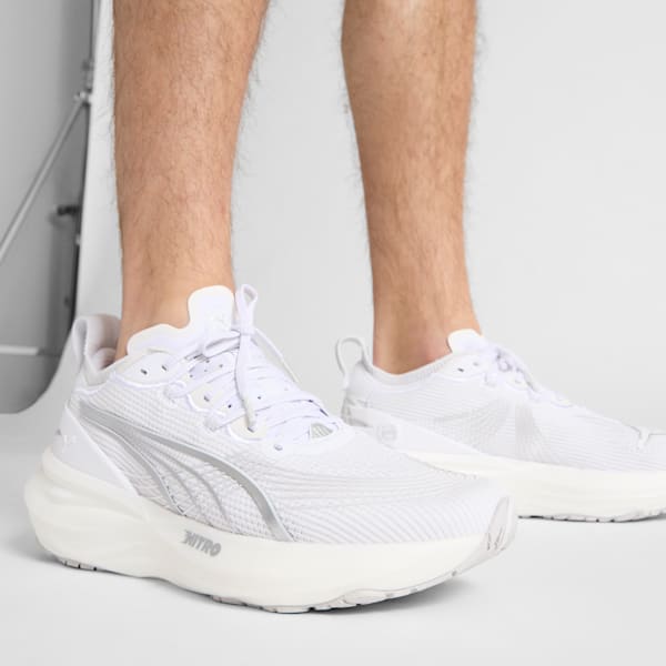ForeverRun NITRO™ 2 Men's Running Shoes, PUMA White-PUMA Silver, extralarge
