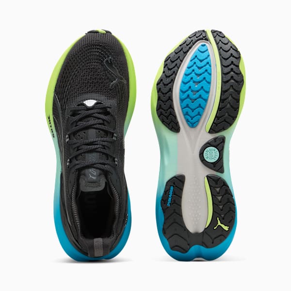 Tenis de running ForeverRun NITRO™ 2 para hombre, PUMA Black-Fizzy Light-Speed Blue, extralarge