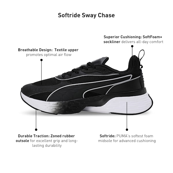 SOFTRIDE Sway Chase Unisex Running Shoes PUMA